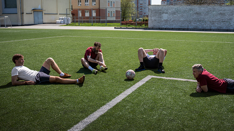 sport grass for football field