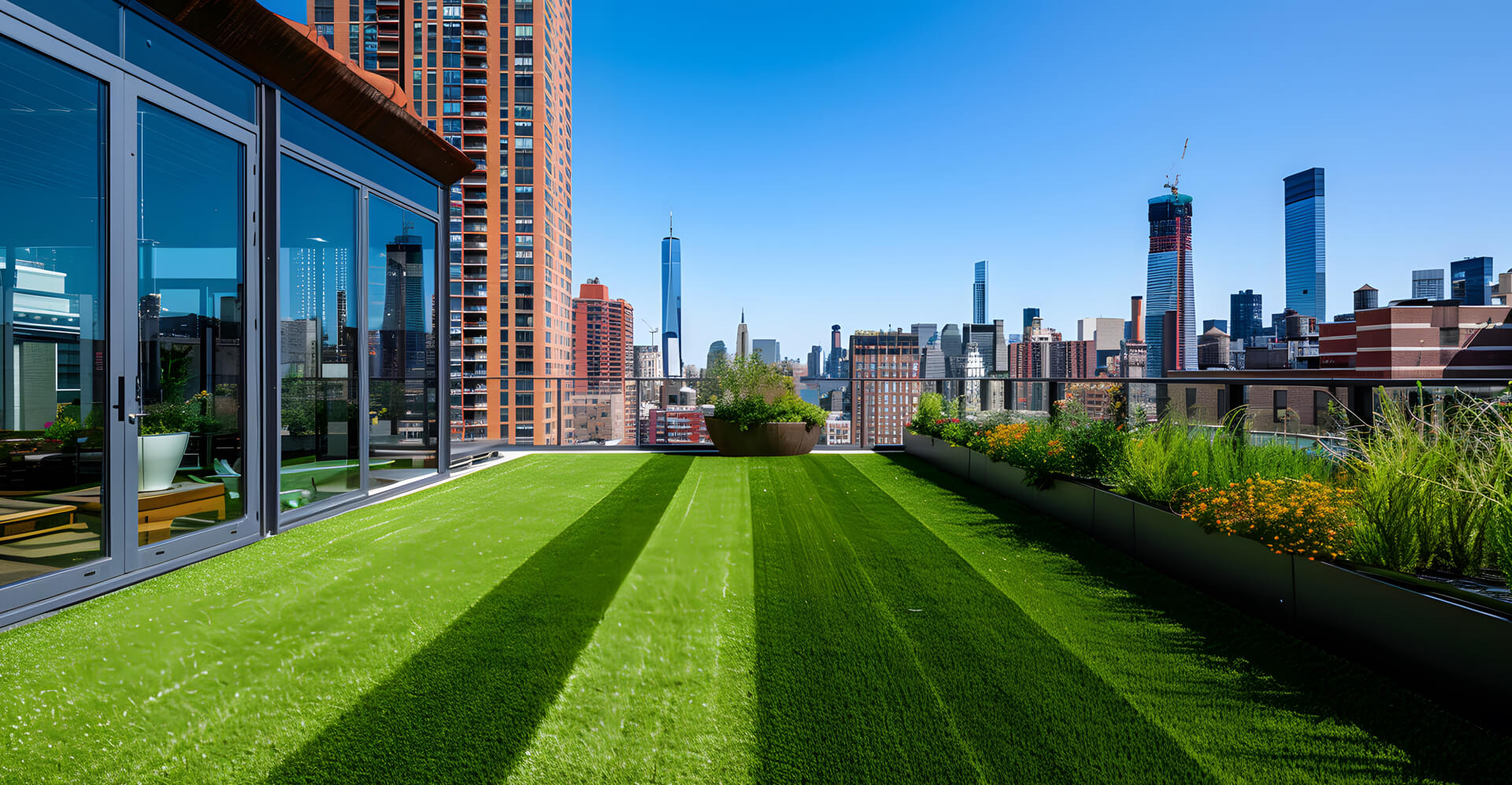 Landscaping synthetic turf for commercial building Landscaping synthetic turf for commercial building