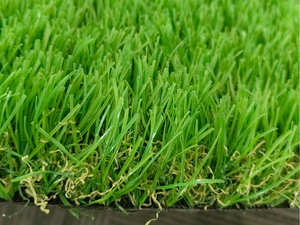 Reasonable installation of artificial grass in the garden.jpg