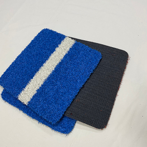 High Quality Multi Colors KDK Sports Artificial Turf Grass Filed with Blcak Blue And Red