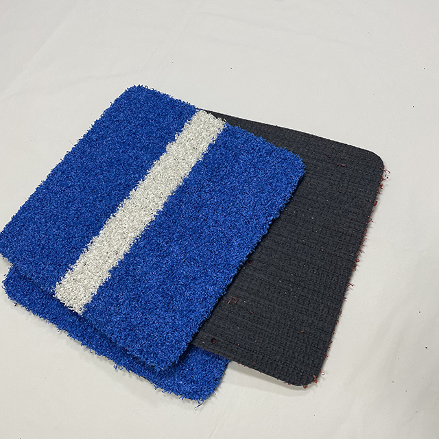 High Quality Multi Colors KDK Sports Artificial Turf Grass Filed with Blcak Blue And Red