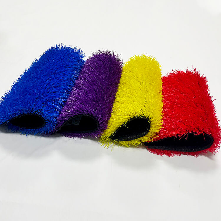 coloured artificial grass factory
