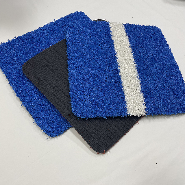 High Quality Multi Colors KDK Sports Artificial Turf Grass Filed with Blcak Blue And Red