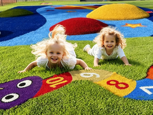 eco-friendly rainbow artificial grass for children play areas.jpg