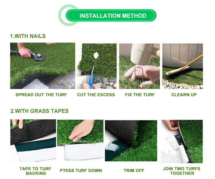 fake artificial lawn grass